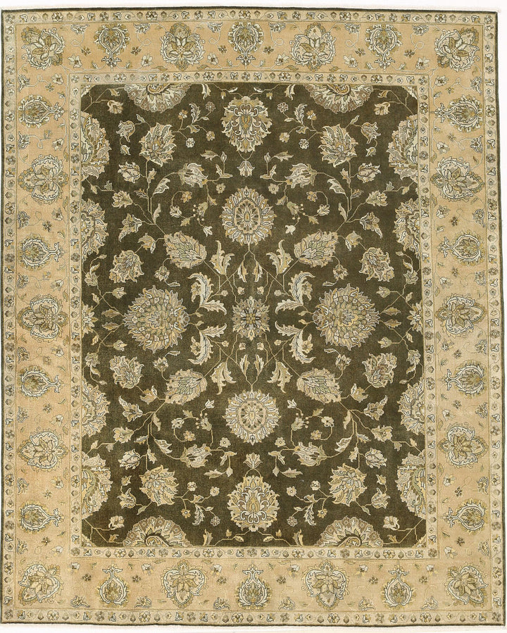 Afghan Ziegler Rug 7' 11" x 9' 10" Hand-Knotted