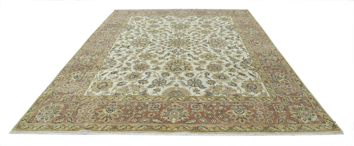 Afghan Ziegler Rug 8' 11" x 11' 4" Hand-Knotted | No. AT32571