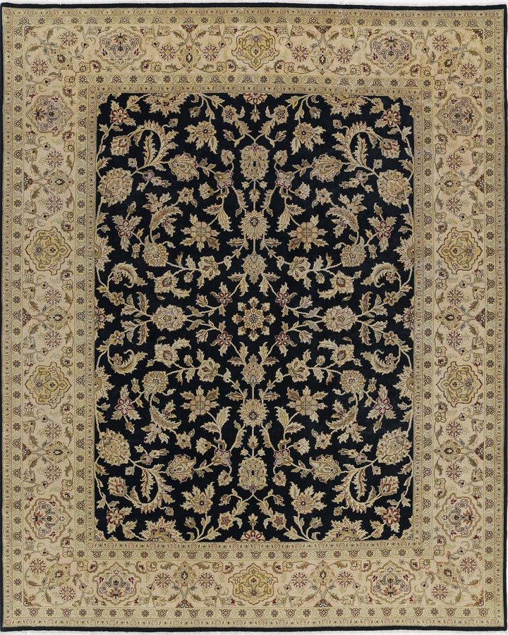 Afghan Ziegler Rug 7' 10" x 9' 9" Hand-Knotted