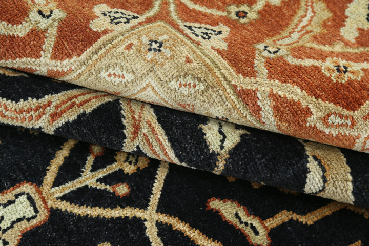 Hand Knotted Ziegler Wool Rug 8' 9" x 12' 1" - No. AT56258