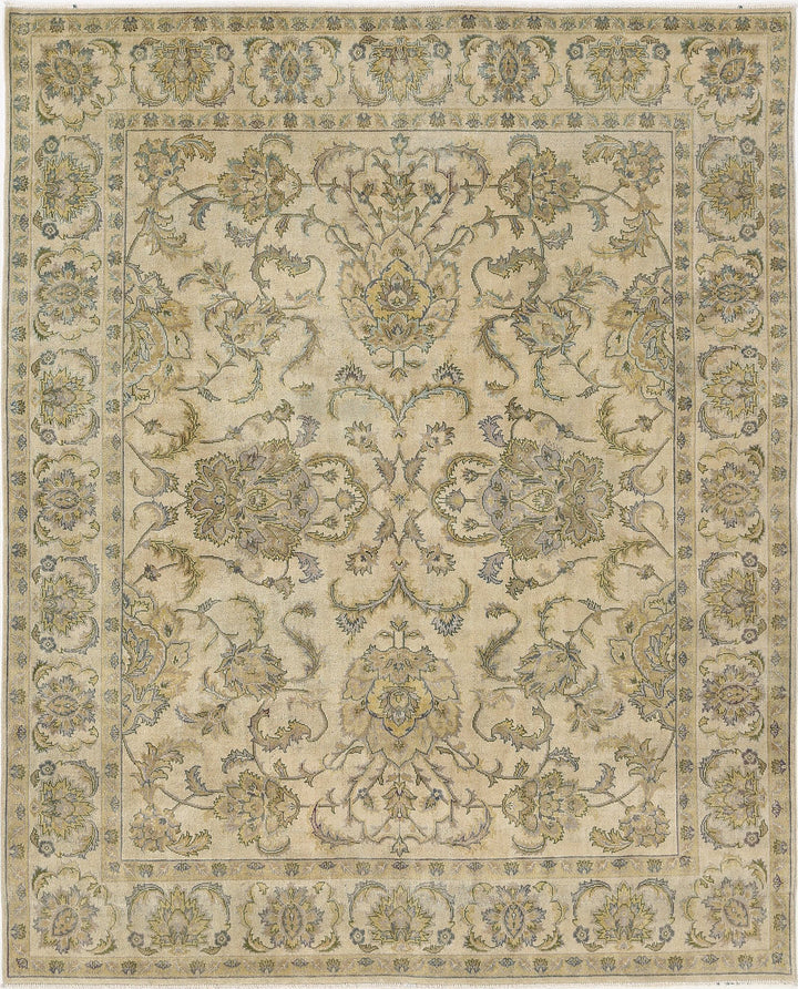 Afghan Ziegler Rug 7' 9" x 9' 7" Hand-Knotted