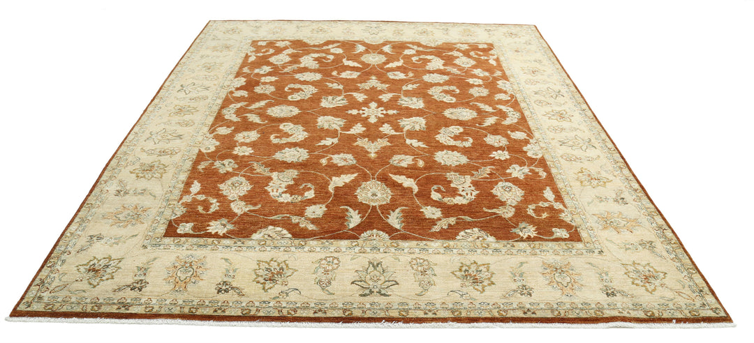 Hand Knotted Ziegler Wool Rug 7' 11" x 10' 0" - No. AT11313