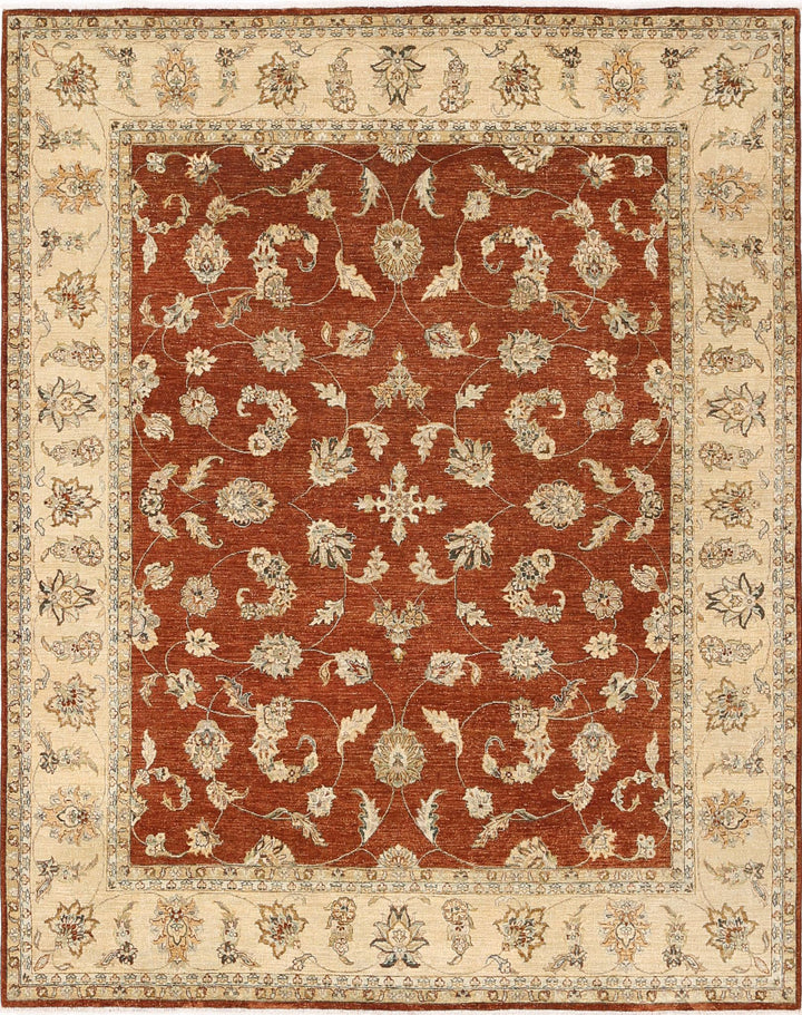 Hand Knotted Ziegler Wool Rug 7' 11" x 10' 0" - No. AT11313