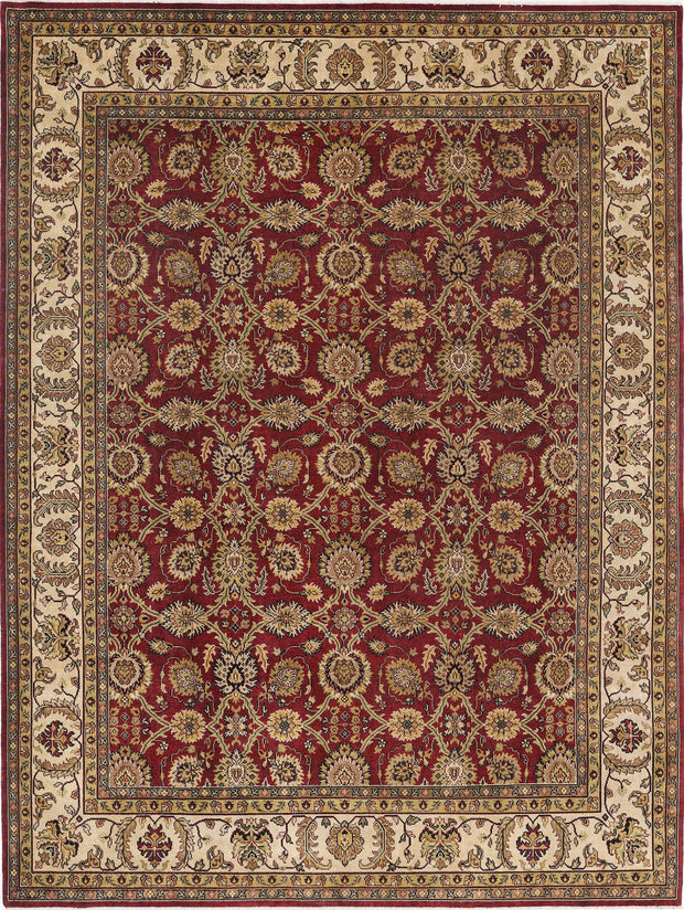 Hand Knotted Ziegler Wool Rug 9' 0" x 11' 11" - No. AT78505