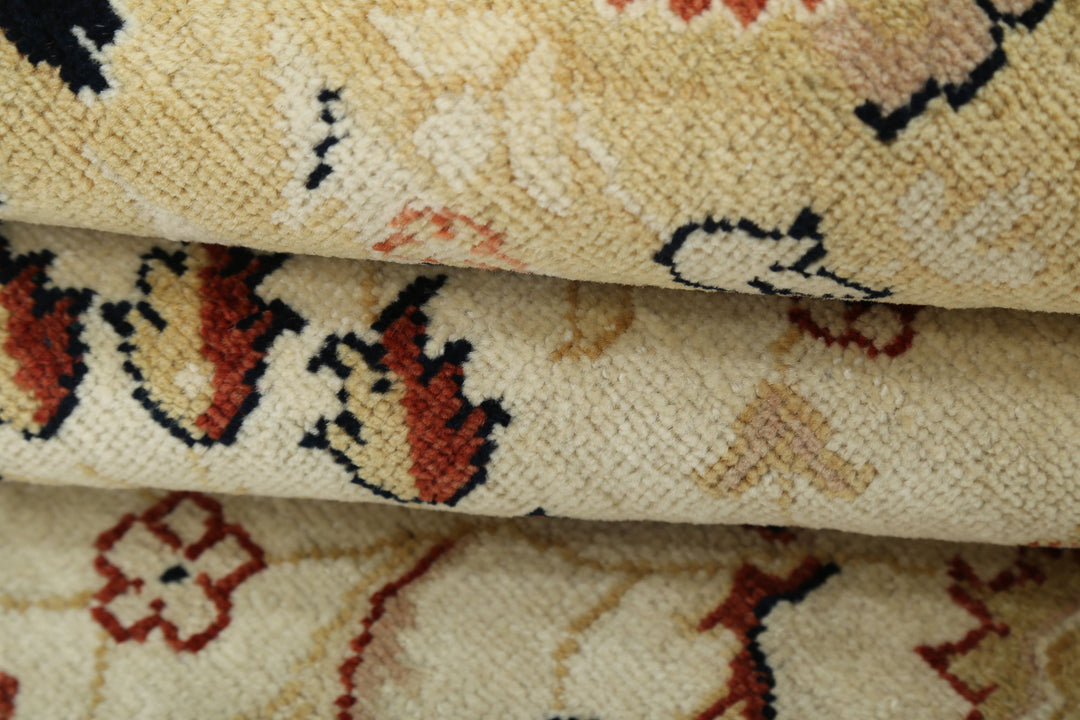 Hand Knotted Ziegler Wool Rug 7' 11" x 9' 7" - No. AT81314