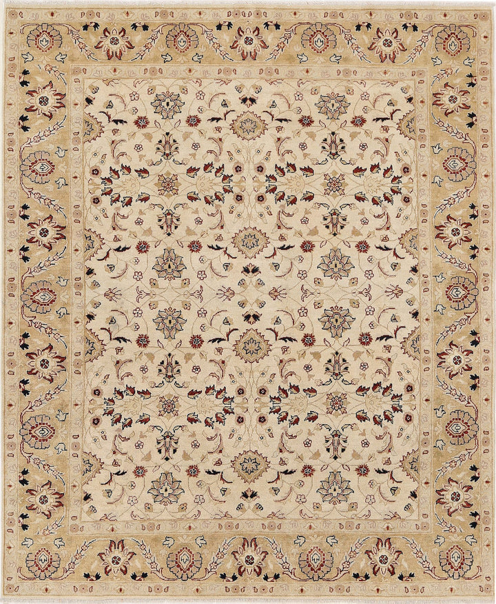 Hand Knotted Ziegler Wool Rug 7' 11" x 9' 7" - No. AT81314