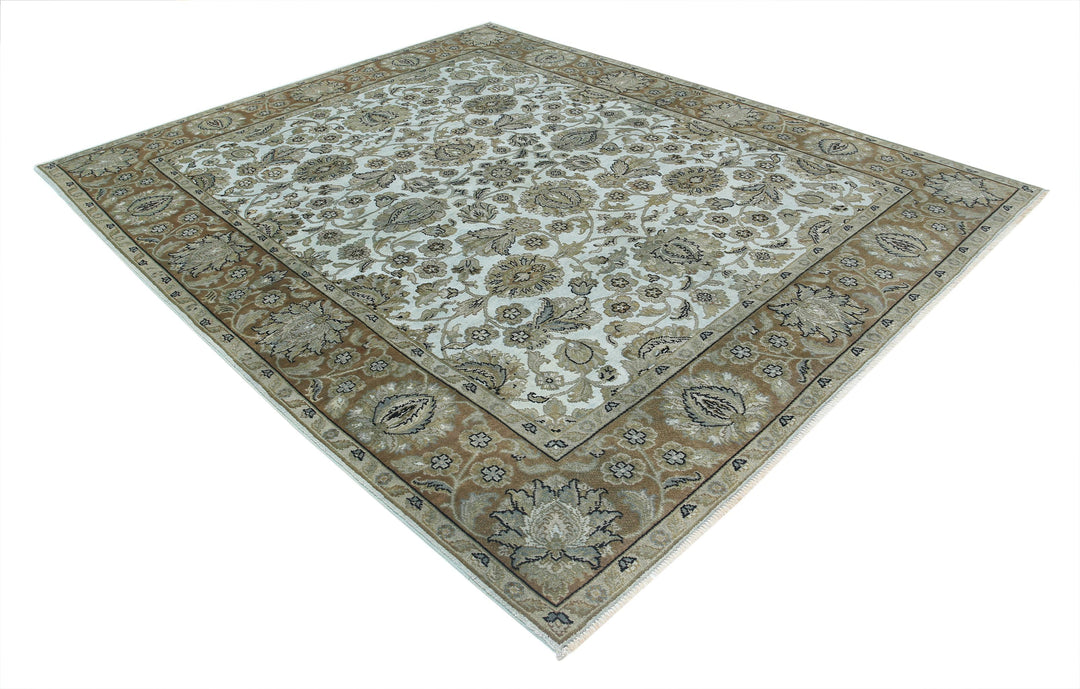 Afghan Ziegler Rug 7' 10" x 9' 6" Hand-Knotted | No. AT81717
