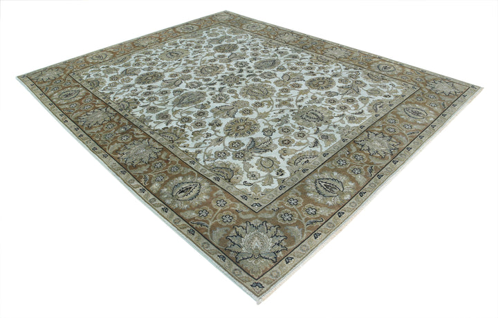 Afghan Ziegler Rug 7' 10" x 9' 6" Hand-Knotted | No. AT81717
