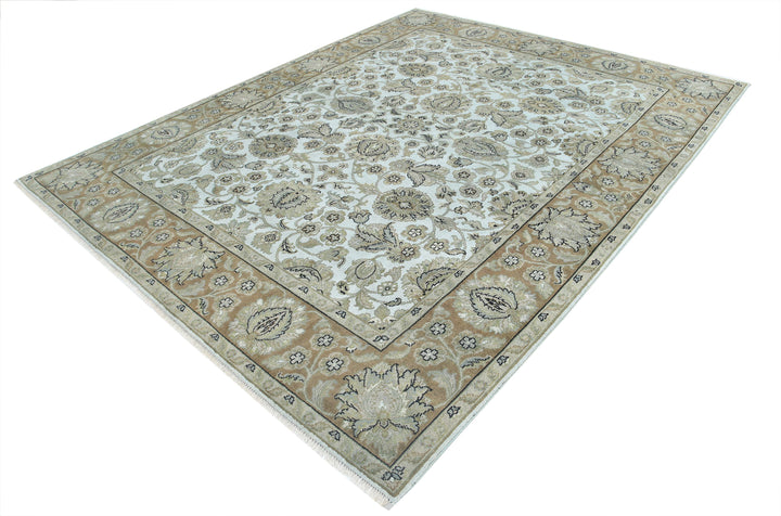 Afghan Ziegler Rug 7' 10" x 9' 6" Hand-Knotted | No. AT81717