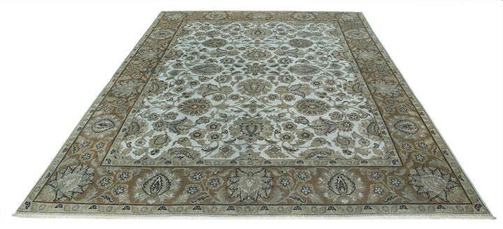 Afghan Ziegler Rug 7' 10" x 9' 6" Hand-Knotted | No. AT81717
