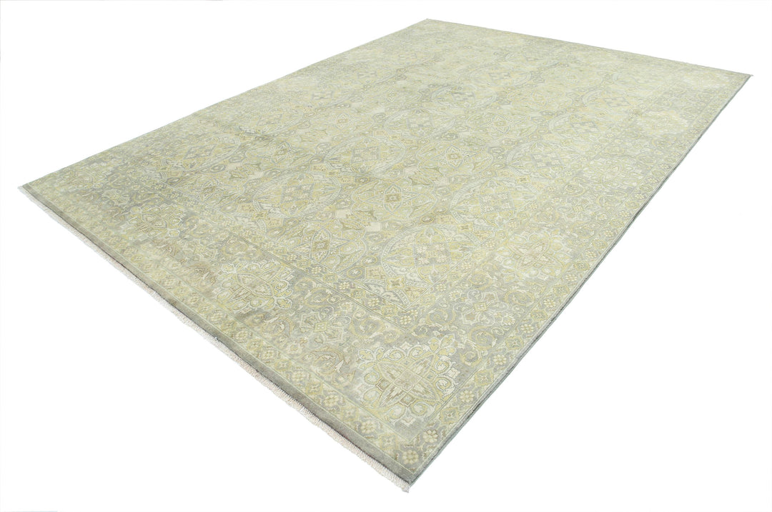 Afghan Ziegler Rug 8' 9" x 11' 8" Hand-Knotted | No. AT47179