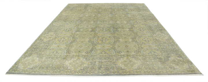 Afghan Ziegler Rug 8' 9" x 11' 8" Hand-Knotted | No. AT47179