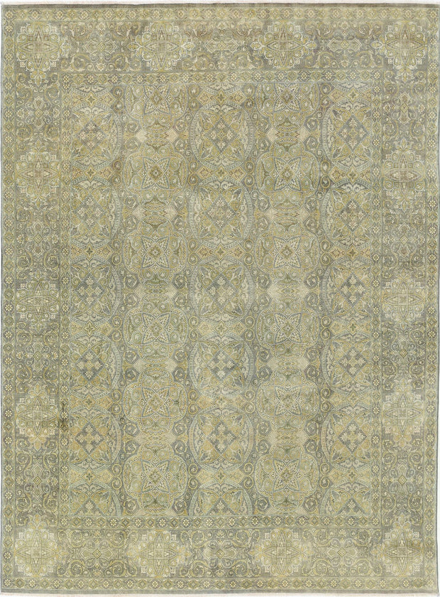 Hand Knotted Ziegler Wool Rug 8' 9" x 11' 8" - No. AT47179
