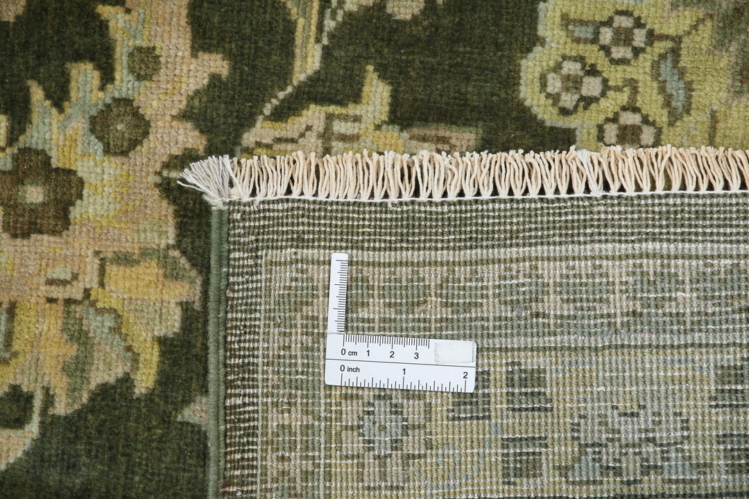 Afghan Ziegler Rug 9' 0" x 11' 10" Hand-Knotted | No. AT89978