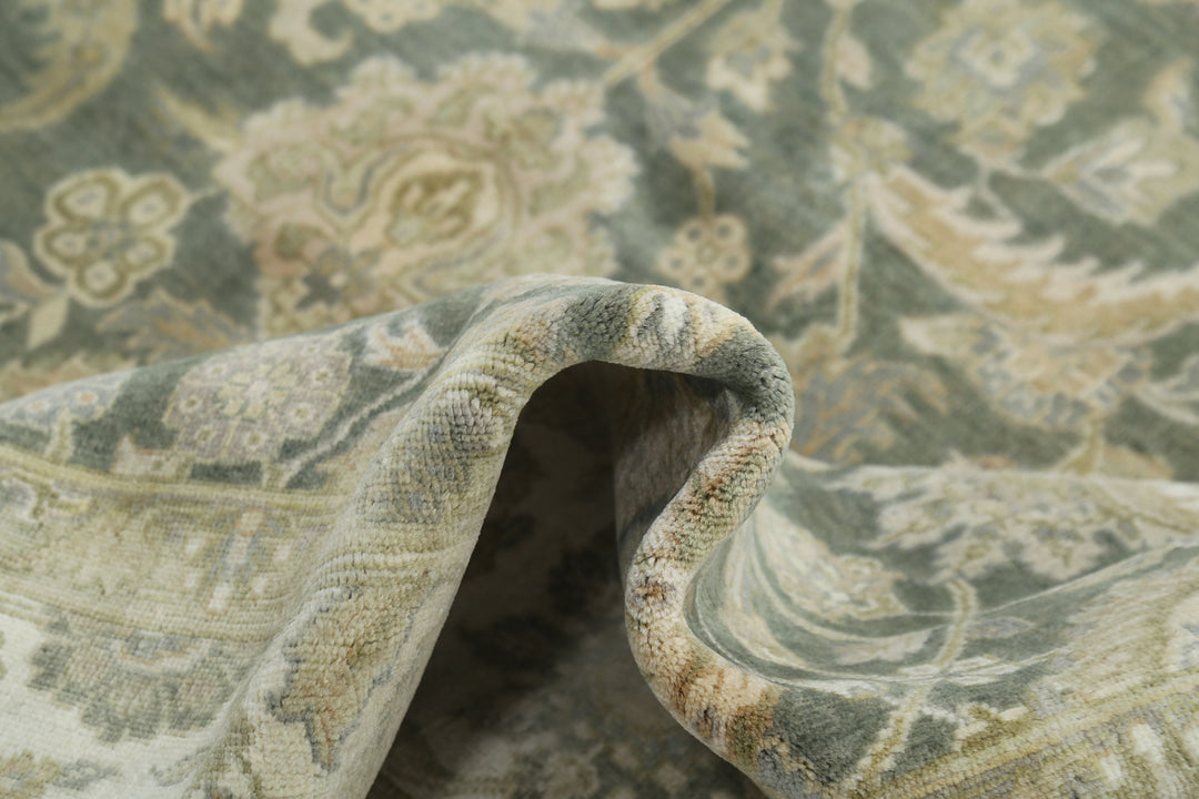 Afghan Ziegler Rug 8' 8" x 11' 5" Hand-Knotted | No. AT87145