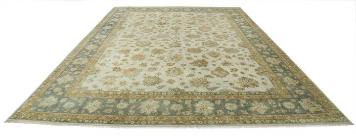 Afghan Ziegler Rug 9' 10" x 13' 9" Hand-Knotted | No. AT95441