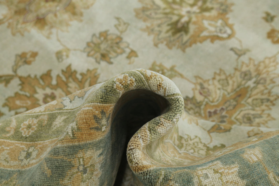 Afghan Ziegler Rug 9' 10" x 13' 9" Hand-Knotted | No. AT95441