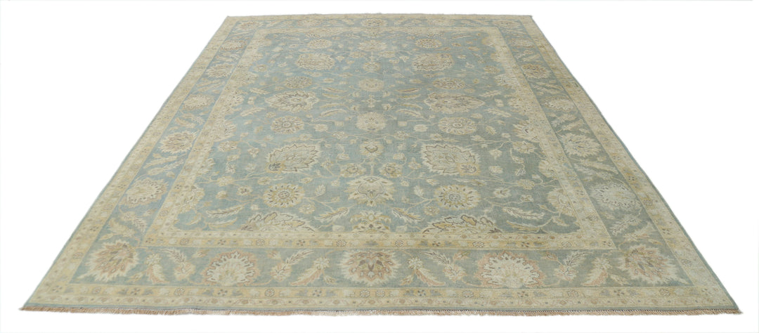 Hand Knotted Ziegler Wool Rug 7' 11" x 9' 10" - No. AT67870