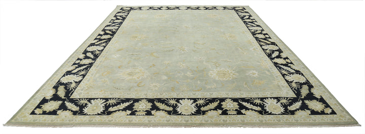 Hand Knotted Ziegler Wool Rug 9' 10" x 13' 7" - No. AT39477