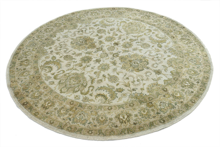 Afghan Ziegler Rug 5' 10" x 5' 11" Hand-Knotted | No. AT10427