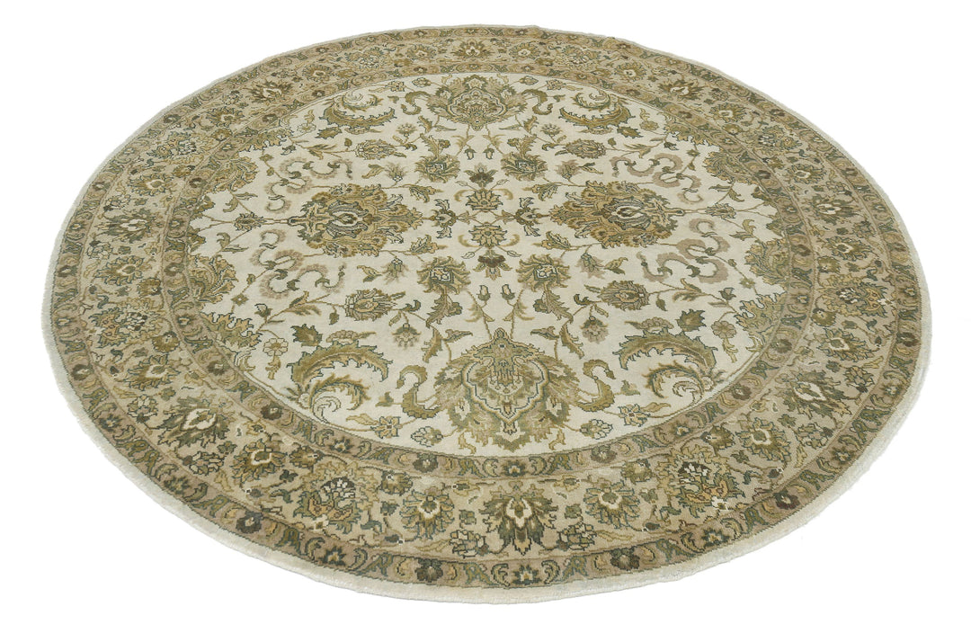 Afghan Ziegler Rug 5' 10" x 5' 11" Hand-Knotted | No. AT10427
