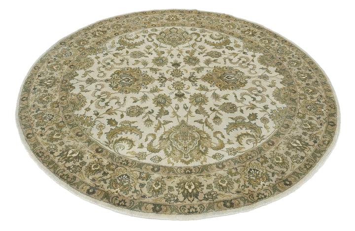 Afghan Ziegler Rug 5' 10" x 5' 11" Hand-Knotted | No. AT10427