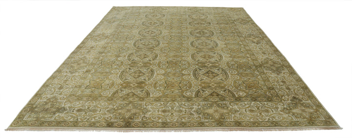 Afghan Ziegler Rug 8' 11" x 11' 7" Hand-Knotted | No. AT56319