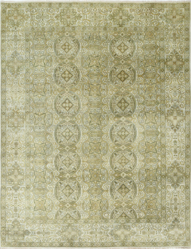 Hand Knotted Ziegler Wool Rug 8' 11" x 11' 7" - No. AT56319