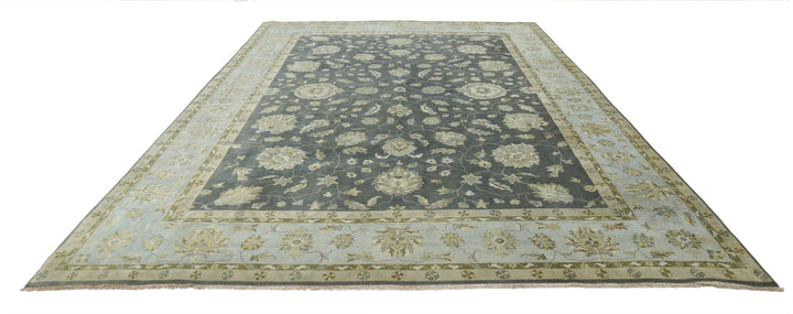 Afghan Ziegler Rug 9' 10" x 13' 9" Hand-Knotted | No. AT88282