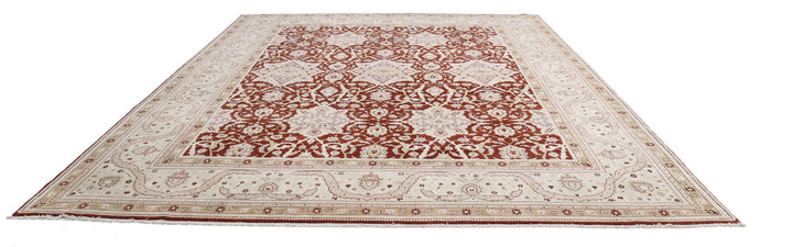 Hand Knotted Ziegler Wool Rug 11' 9" x 14' 7" - No. AT781940
