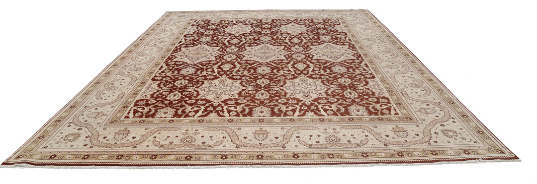 Hand Knotted Ziegler Wool Rug 11' 9" x 14' 7" - No. AT781940