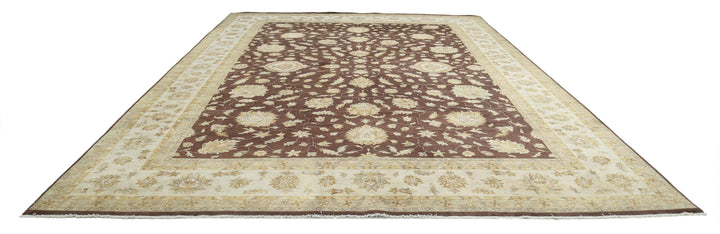 Hand Knotted Ziegler Wool Rug 11' 9" x 17' 6" - No. AT722515