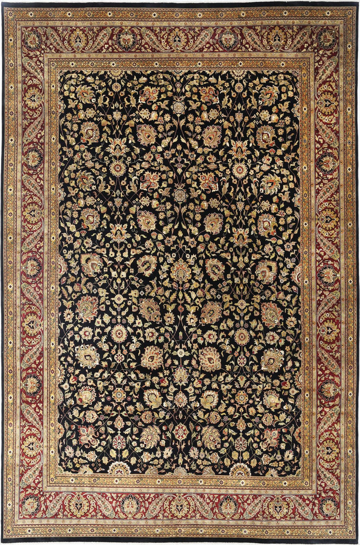 Afghan Ziegler Rug 11' 9" x 17' 11" Hand-Knotted