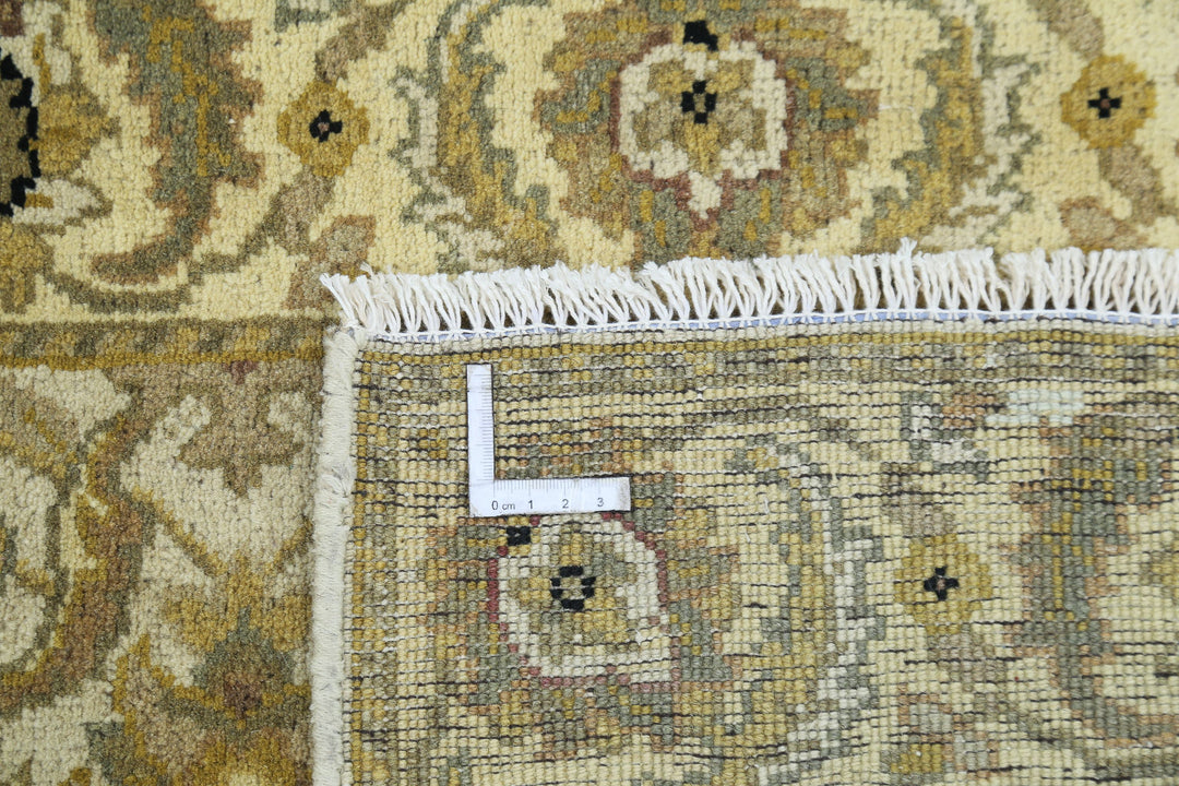 Beige Afghan Ziegler Rug 2' 6" x 7' 9" Hand-Knotted pattern