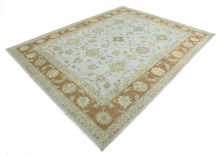 Hand Knotted Ziegler Wool Rug 7' 9" x 9' 11" - No. AT68367