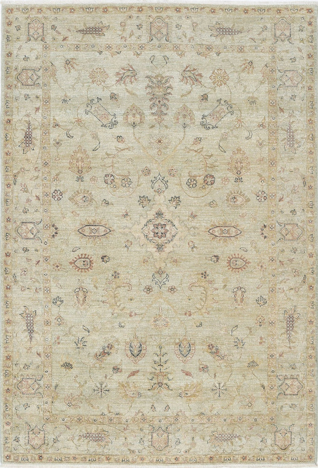 Hand Knotted Ziegler Wool Rug 5' 4" x 7' 9" - No. AT27908