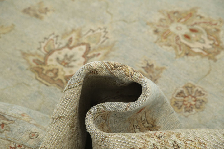 Afghan Ziegler Rug 8' 8" x 11' 9" Hand-Knotted | No. AT78834