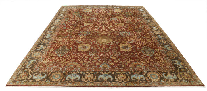 Hand Knotted Ziegler Wool Rug 8' 10" x 11' 9" - No. AT86716