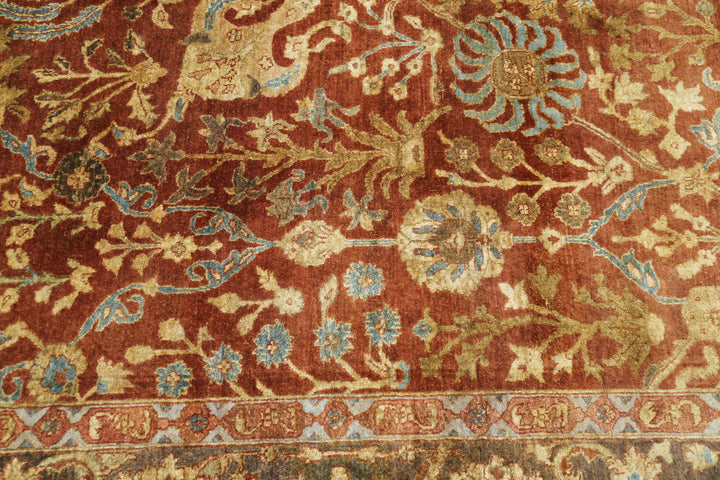 Hand Knotted Ziegler Wool Rug 8' 10" x 11' 9" - No. AT86716