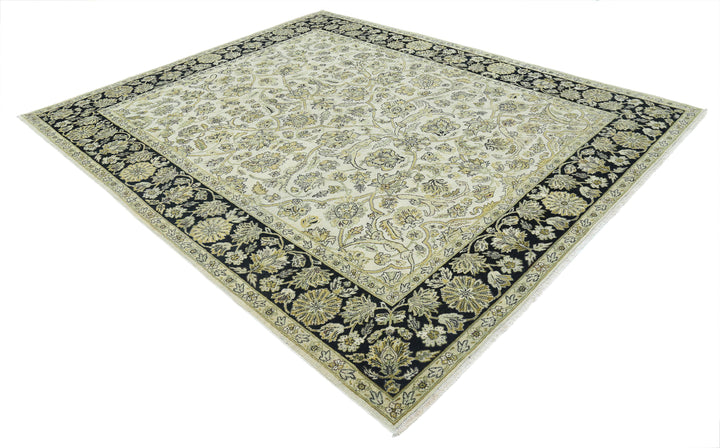 Hand Knotted Ziegler Wool Rug 7' 9" x 9' 4" - No. AT46815