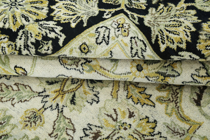 Hand Knotted Ziegler Wool Rug 7' 9" x 9' 4" - No. AT46815