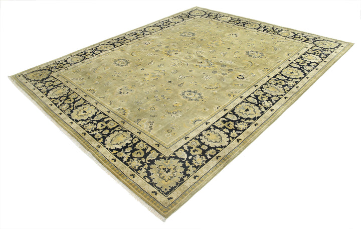 Afghan Ziegler Rug 7' 9" x 9' 4" Hand-Knotted | No. AT57793