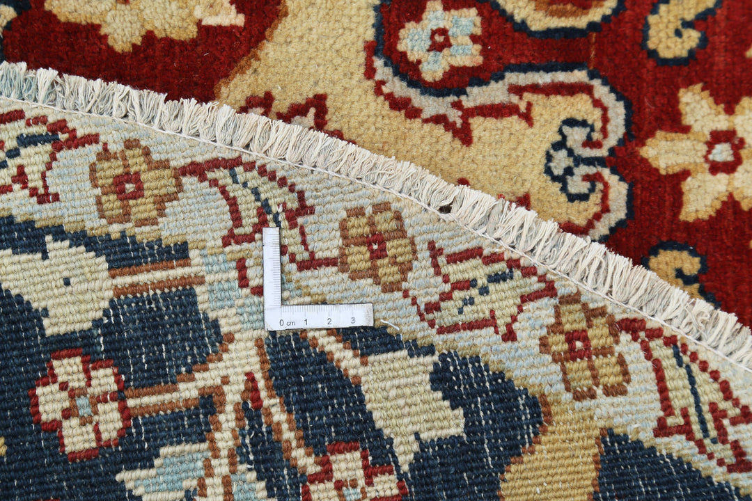 Afghan Ziegler Rug 7' 7" x 7' 9" Hand-Knotted | No. AT94382