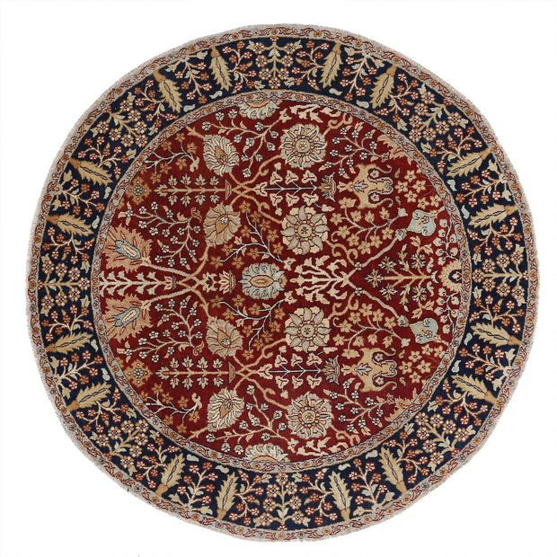 Hand Knotted Ziegler Wool Rug 7' 7" x 7' 9" - No. AT94382