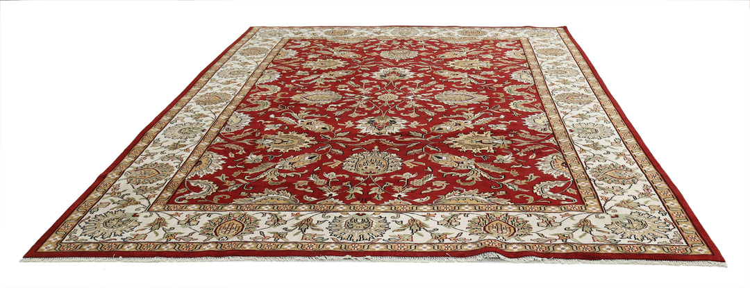 Hand Knotted Ziegler Wool Rug 8' 9" x 11' 9" - No. AT57148