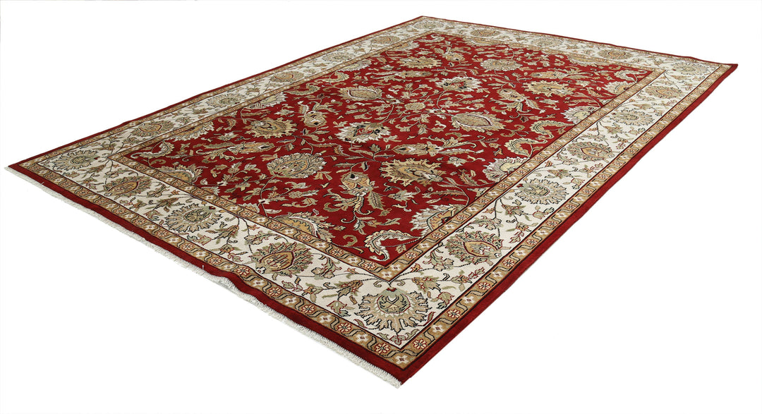 Hand Knotted Ziegler Wool Rug 8' 9" x 11' 9" - No. AT57148