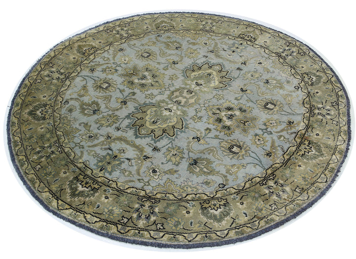 Afghan Ziegler Rug 4' 8" x 4' 11" Hand-Knotted | No. AT93145