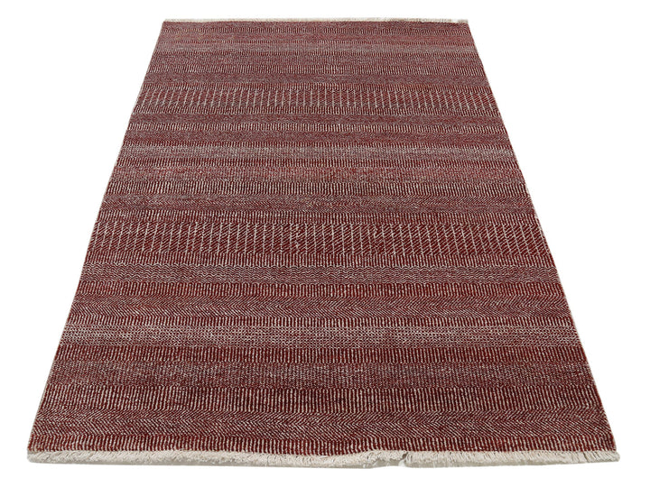 Rust Afghan Ziegler Rug 3' 11" x 6' 0" Hand-Knotted view