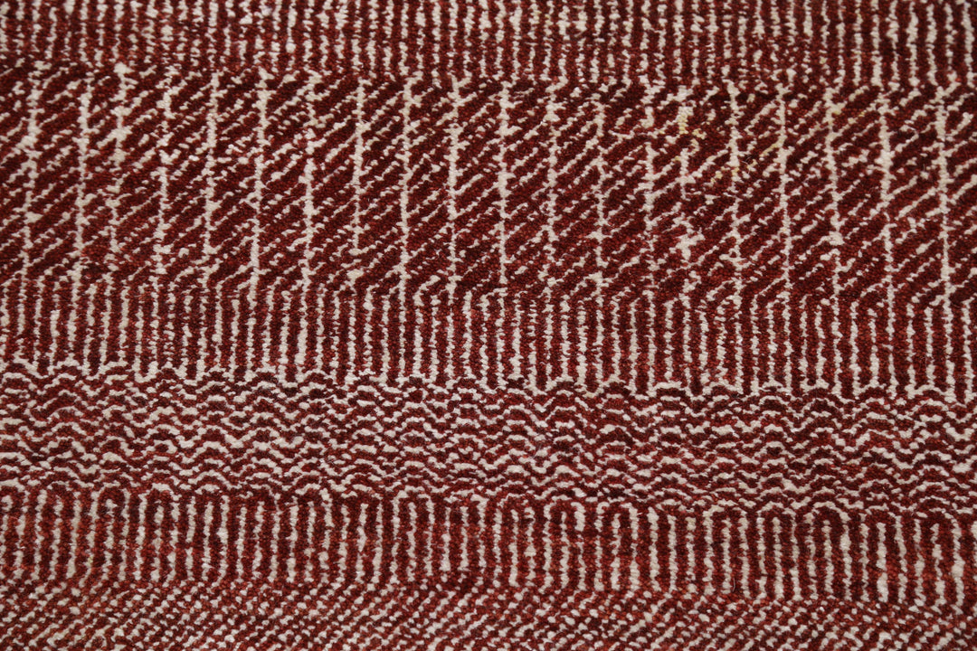 Rust Afghan Ziegler Rug 3' 11" x 6' 0" Hand-Knotted pattern