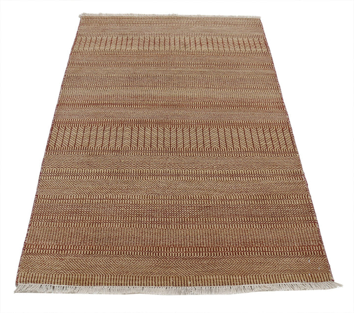 Hand Knotted Ziegler Wool Rug 3' 0" x 5' 1" - No. AT25424